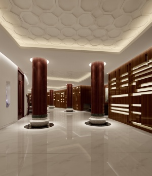 酒店走廊3D模型