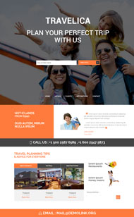旅行社官网HTML网页模板