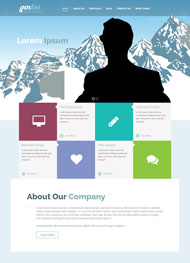 雪山旅游景区CSS3网站模板