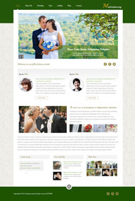 婚纱摄影企业网站模板