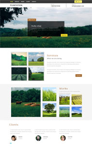 园艺绿化企业网站模板