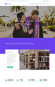 大学毕业季CSS3网站模板