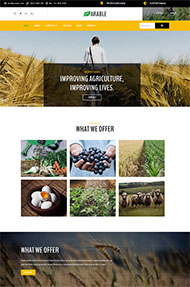 农产品销售企业网站模板
