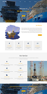 大型海港运输集团网页模板