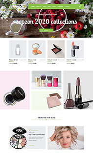 女性化妆品电商网站模板