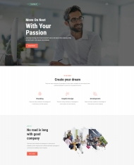 Bootstrap5创意设计公司网站模板