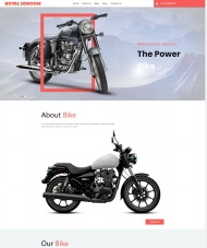 摩托车机车服务商网站模板