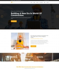 响应式建筑公司业务宣传网站模板
