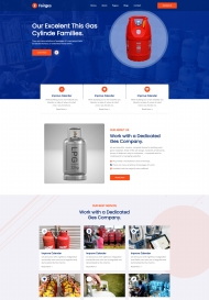 HTML5液化石油气公司网站模板