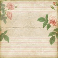 怀旧纸张花卉背景图片