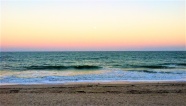 海滩日落美景图片