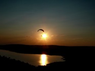 巴拉顿湖日落美景图片
