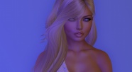 3D金发美女模型图片
