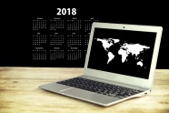 2018年全年办公日历图片