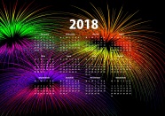 2018全年日历表图片