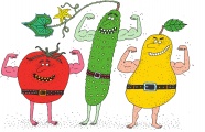另类卡通蔬菜图片