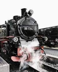 蒸汽机火车图片