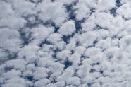 高白色浮云风景图片