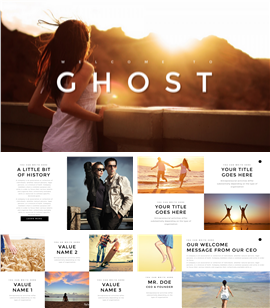 高端公司企业介绍画册展示PPT模板