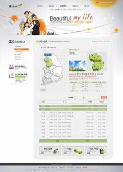 韩国商务网站PSD素材
