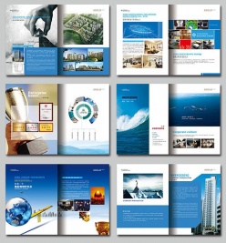 房地产企业画册PSD模板