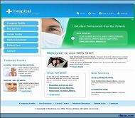 欧美医院网站模板