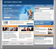 软件公司网站模板