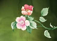 韩国花纹背景模板