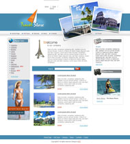 国外旅行公司网页模板