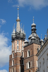 欧式尖塔教堂建筑图片