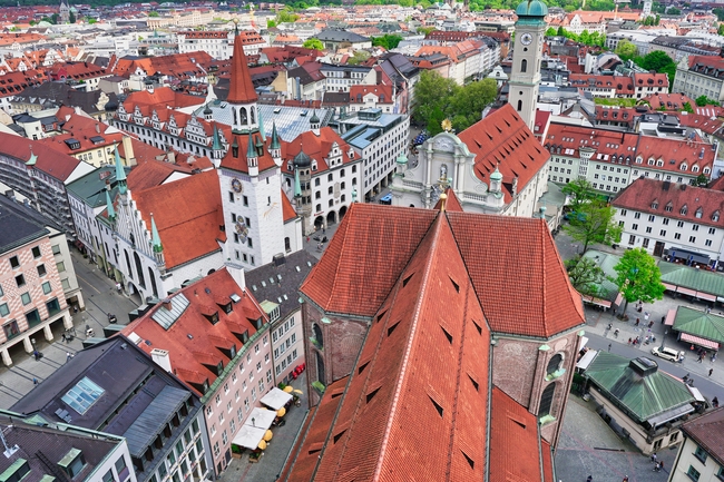 德国慕尼黑城市建筑群图片