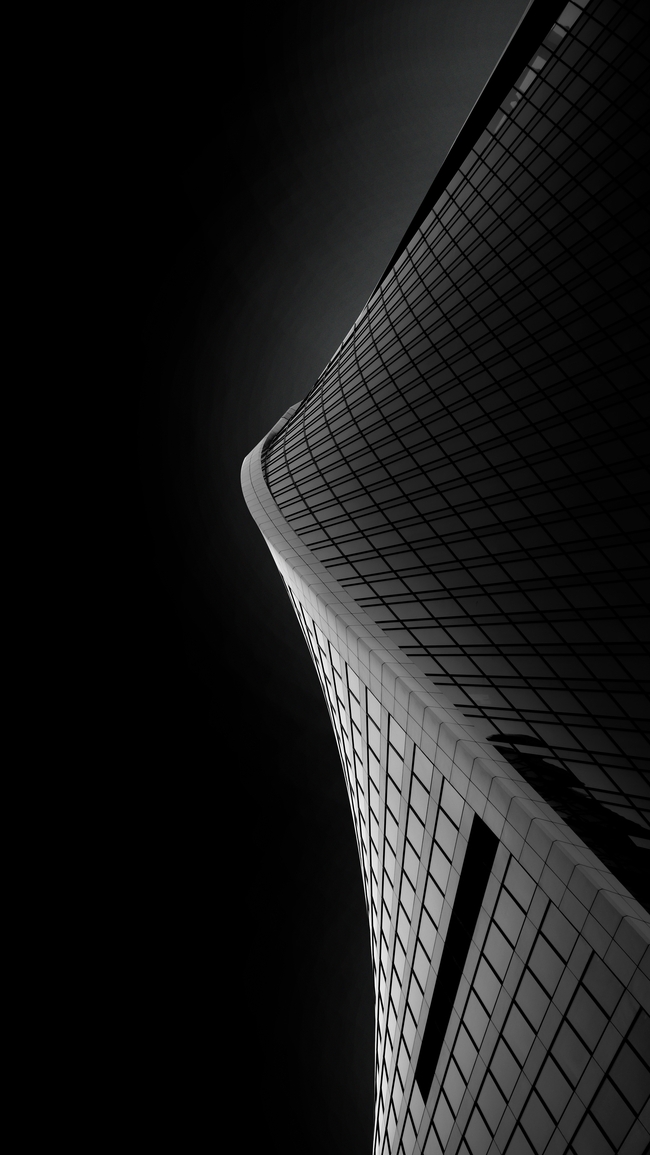 黑色艺术风格摩天大楼建筑摄影图片