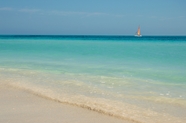 蓝色加勒比海风景图片