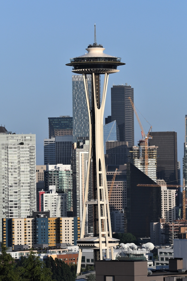 西雅图城市高楼建筑摄影图片