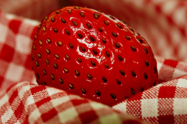 红色新鲜健康大草莓图片