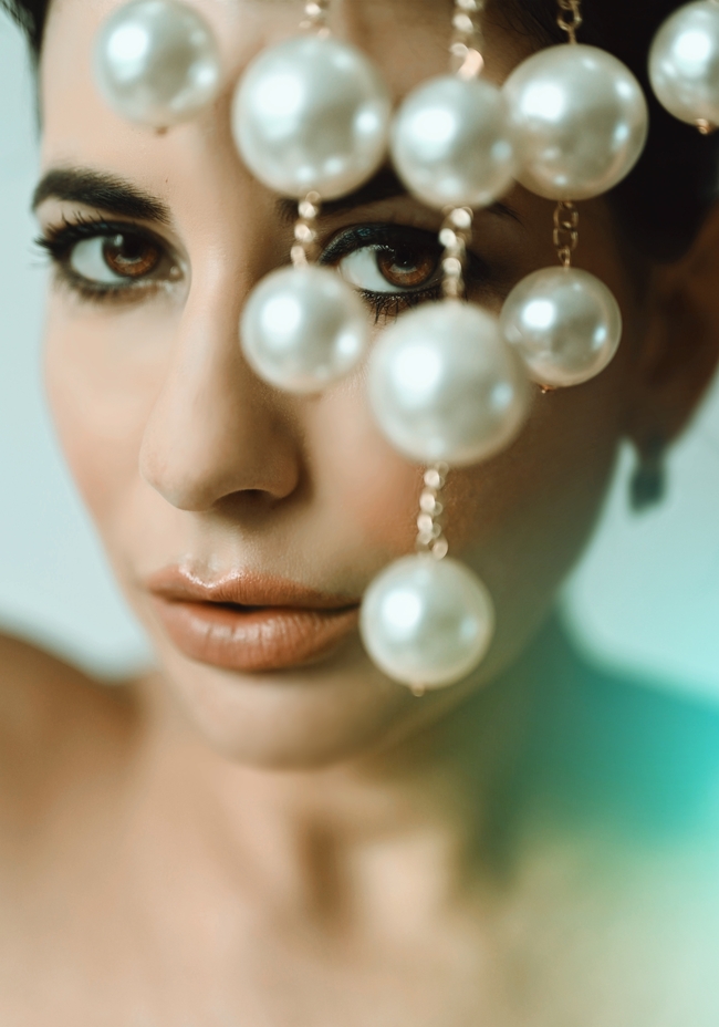 欧美时尚珠宝模特人像摄影图片