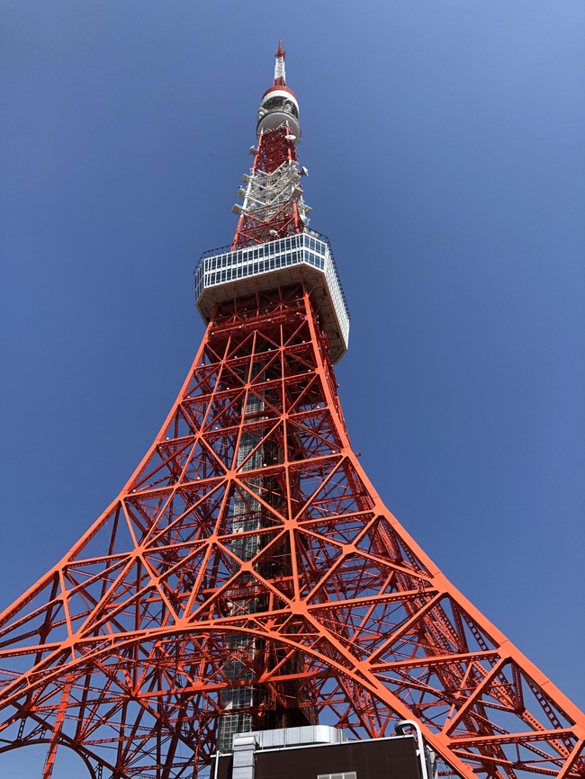 日本东京塔建筑摄影图片