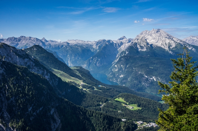阿尔卑斯山山脉风光摄影图片
