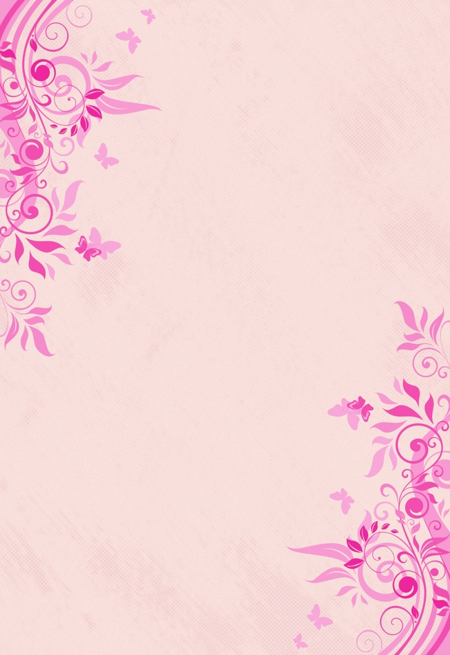 粉色花纹淡雅背景图片