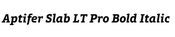 Aptifer Slab LT Pro Bold Italic