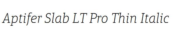 Aptifer Slab LT Pro Thin Italic