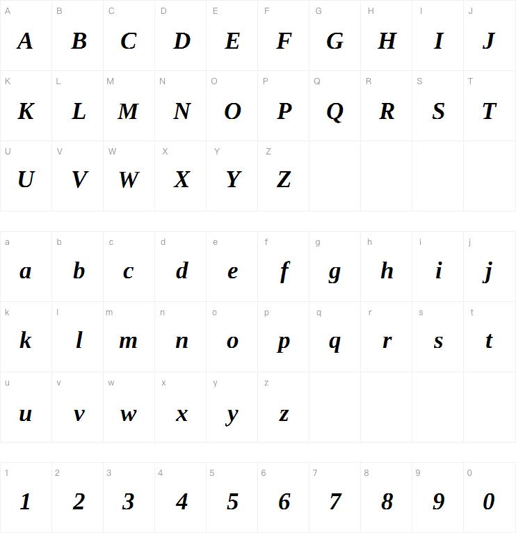 Ascender Serif Bold Italic