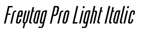 Freytag Pro Light Italic