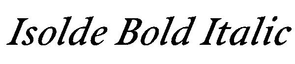 Isolde Bold Italic