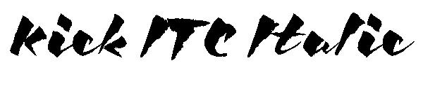 Kick ITC Italic