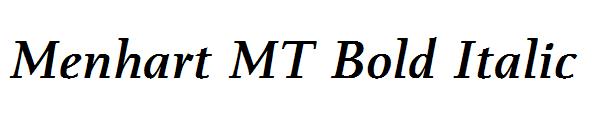 Menhart MT Bold Italic