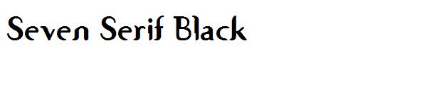 Seven Serif Black