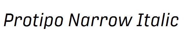 Protipo Narrow Italic