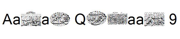 Aayat Quraan 9字体