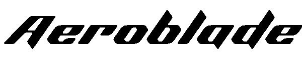 Aeroblade字体